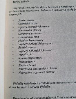 Učebnice chemie  - 4x sada. - 9