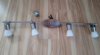 2x bodové světlo svítidlo nerez/bílý mat 4x40W + Paulmann - 9