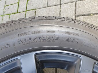 Alu kola vw 5x112 r16 6j et48 zimni pneu 205/55/16 - 9