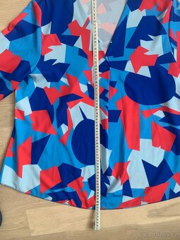 Halenka, blůza s 3/4 rukávy, vel. XL - 9