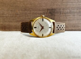 Československé mechanické vintage retro hodinky PRIM Ala Dip - 9