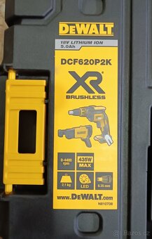 DeWALT DCF620P2K Aku šroubovák na sádrokarton - 9
