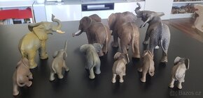 Schleich Safari slon africký slon indický slůňe - 9