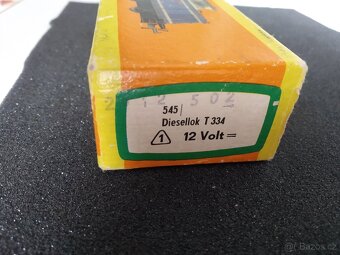 Vláčky TT Lokomotiva T334 + krabička - 9