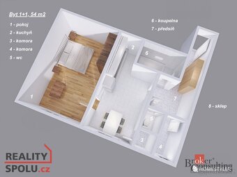 Pronájem, byty/1+1, 54 m2, U vysočanského pivovaru 702/5, Vy - 9