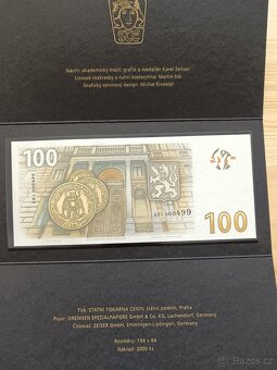 100 Kč Alois Rašín 1919 - 9