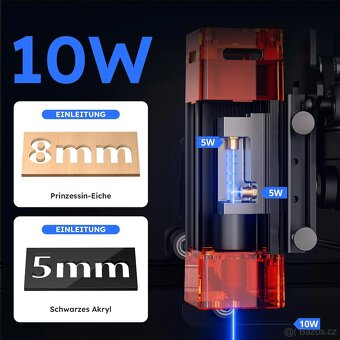 Laserová gravírka/laser ATOMSTACK A10 PRO V2 - 9