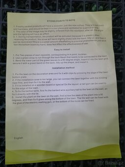 Sada umělých panelů Boxwood – 24 ks 50x50cm - 9