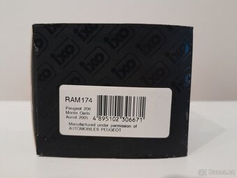 model PEUGEOT 206 WRC/IXO RAM082-RAM174 - 9