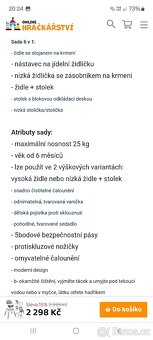 Prodám multifunkční židličku pro děti - 9