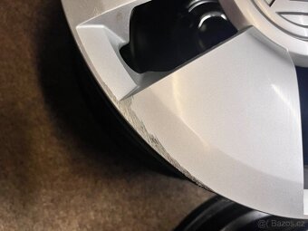 4x100 R14 plechové disky a Poklice originál VW Up - 9