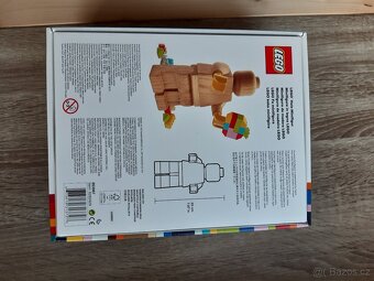 Dřevěná figurka Lego - 9