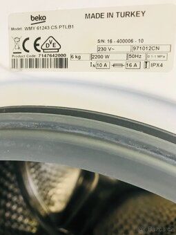 Prodám pračku Beko se sušičkou WMY 61243 CS PTLB1 - 9
