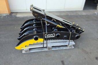 Hydraulický pridržovací prst na bagr, rýpadlo CAT a jiné - 9