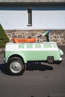 Veterán Piaggio Vespa Scooter VW sidecar (1973) - 9