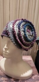 Pletené a háčkované čepice - 9