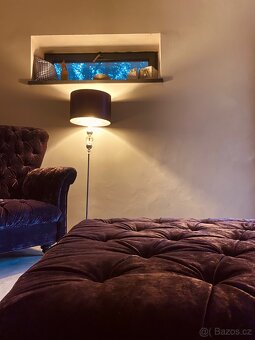 Křeslo ušák s taburetem - 9