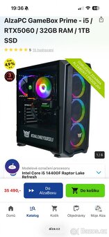 Herní PC - RTX 5060, i5 14400f, 32GB RAM, M2 SSD - 9