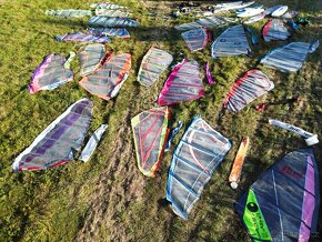 windsurf komponenty, plachty prkna kite - 9