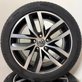 VW GOLF VII R 5x112 R17 ET49+LETNÍ 225/45R17 7mm - 9
