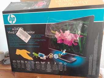 Monitor HP w2408h Vivid color HDMI - 9