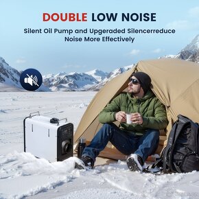 Nezávislé naftové topení 5-8kW 12/24/230V, Bluetooth - 9