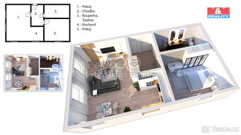 Prodej bytu 2+kk, 51 m², Královec - 9