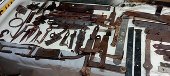 Staré kování  panty.... - 9