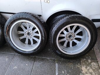 Originál ALU kola Škoda Elbrus 7Jx18", TPMS, 5x112, pneu - 9