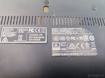 Notebook MSI MS-1775  čtěte - 9