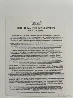 iPad Pro 12,9 (2021) - M1, 128 GB, Cellular - 9
