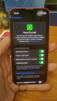 Apple Phone 13mini 128GB RED, skvělý stav, bater85%,zár.12m - 9