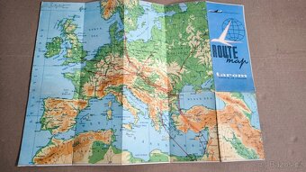 Staré Československé a Rumunské letové mapy aerolinií - 9