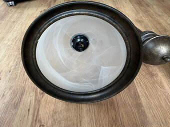 Moderní dvouramenný lustr zánovní - 9