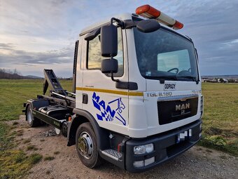 MAN TGL 8.180 HÁKOVÝ NOSIČ KONTAJNEROV EURO-5 - 9