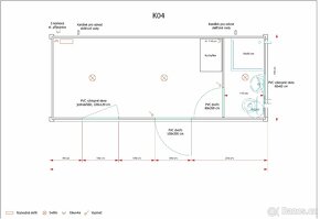 Mobilní dům/kontejner s koupelnou a kuchyňkou - 9