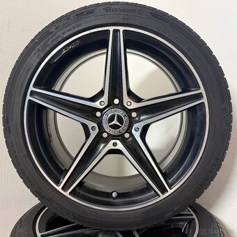 MERCEDES C W205 AMG 5x112 R18 ET44+ZIMNÍ 225/45R18 - 9