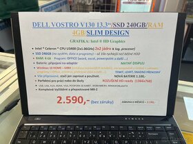 DELL VOSTRO V130 13.3"/SSD 240GB/RAM 4GB - 9