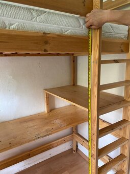 Patrová postel - samostatně nebo se stolem a policemi - 9