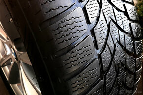 alu R17 5x120, orig. BMW 5, senzory, zimné pneu 225/55 - 9