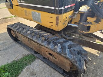 Caterpillar 301.8 roztahovací podvozek vaha 1.8t 3x lžíce sv - 9