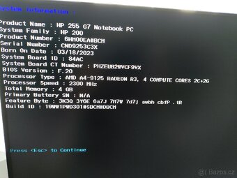 Funkční náhradní díly pro hp 255 g7 - 9