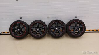 Alu kola 5x112 r17.Černe Eta Beta  vw škoda audi Seat    - 9