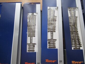 H0 - vyhybky -  železnice vláčky , mašinky - 9