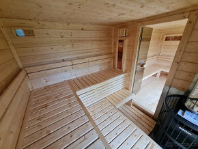 Venkovní saunový domek s odpočívárnou - 9