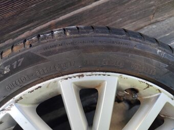 Alu kola 5x112 R17 s letním pneu - 9