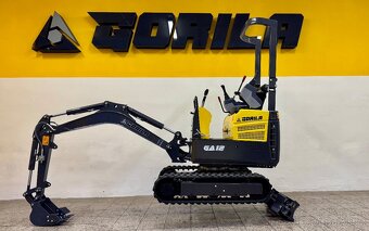 Minibagr Gorila GA12 PRO Kubota, Joysticky, AKCE - 9