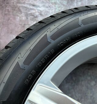 Originální ALU kola 5x112 VW Tiguan 235/55/18 DOT24 - 9