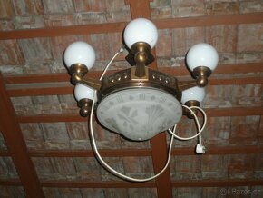 Starožitný nábytek, hodiny, židle, křesla, lustr, obraz,stůl - 9