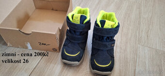 Dětské zimní boty, sandále, pantofle, zimní velikost 26-27 - 9